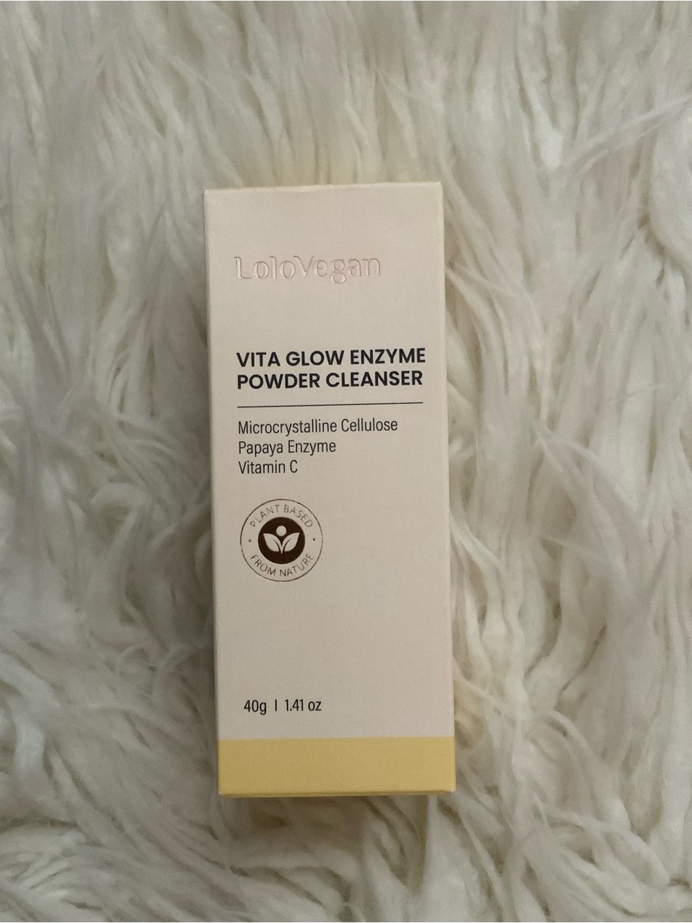 Lolovegan Vita Glow Enzyme Powder Cleanser 40 g (1.41 oz) kbeauty BNIB